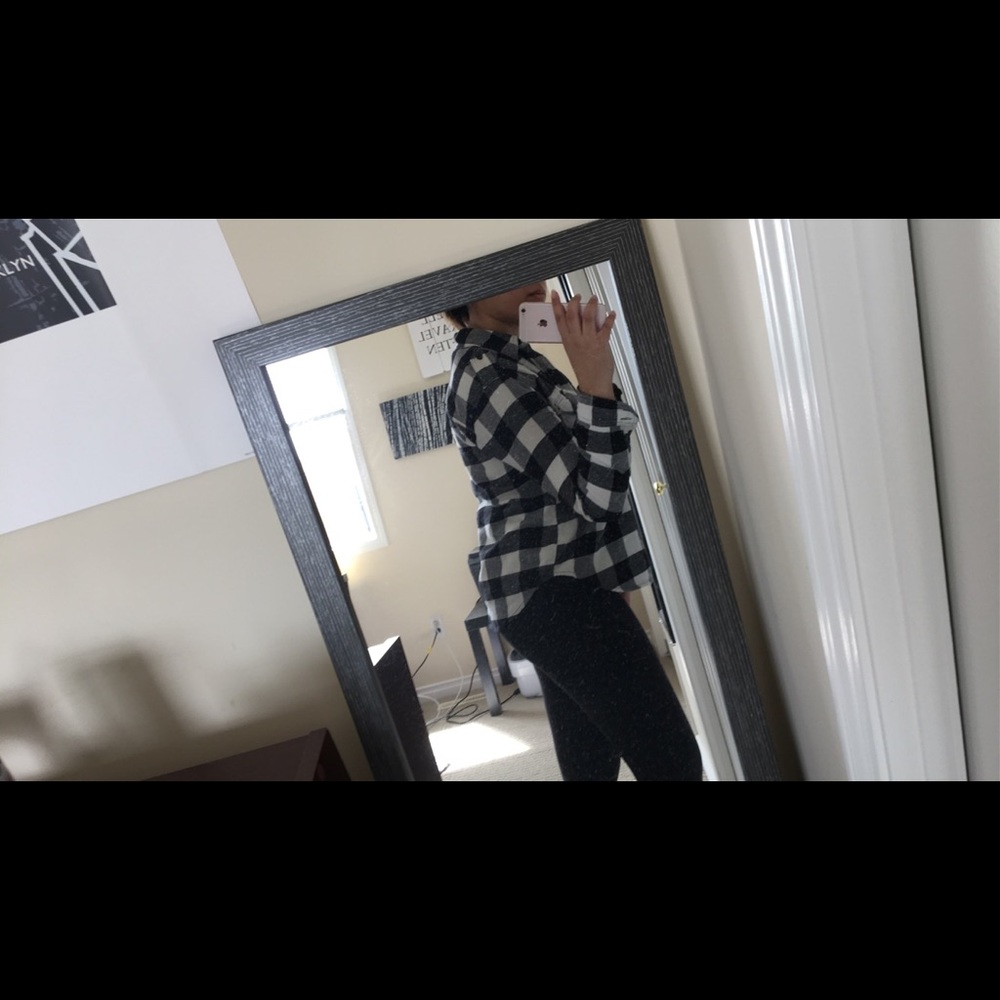 Black and white flannel shirt - Picture 5 of 5